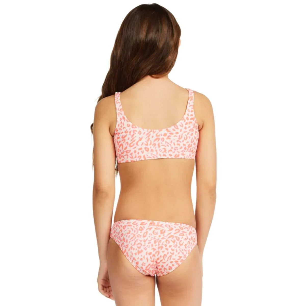Billabong Girls Chase The Wild Tank Bikini In Just Peachy - Image 3