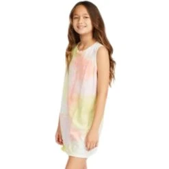 Billabong Girls Cool Days T-Shirt Dress In Multi