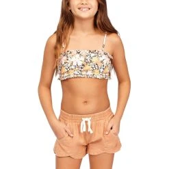 Billabong Girls Mad For You Shorts In Coconut