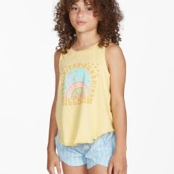 Billabong Girls Sun Child Tee In Pineapple