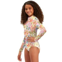 Billabong Girls Windsong One Piece In Multi