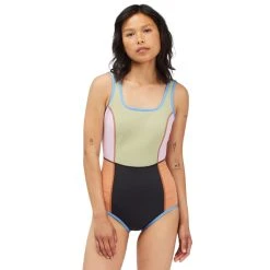 Billabong Seaker Reversible One Piece In Paradise Multi