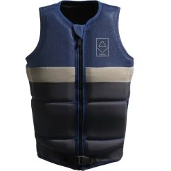 Follow Beacon Comp Wake Vest In Denim