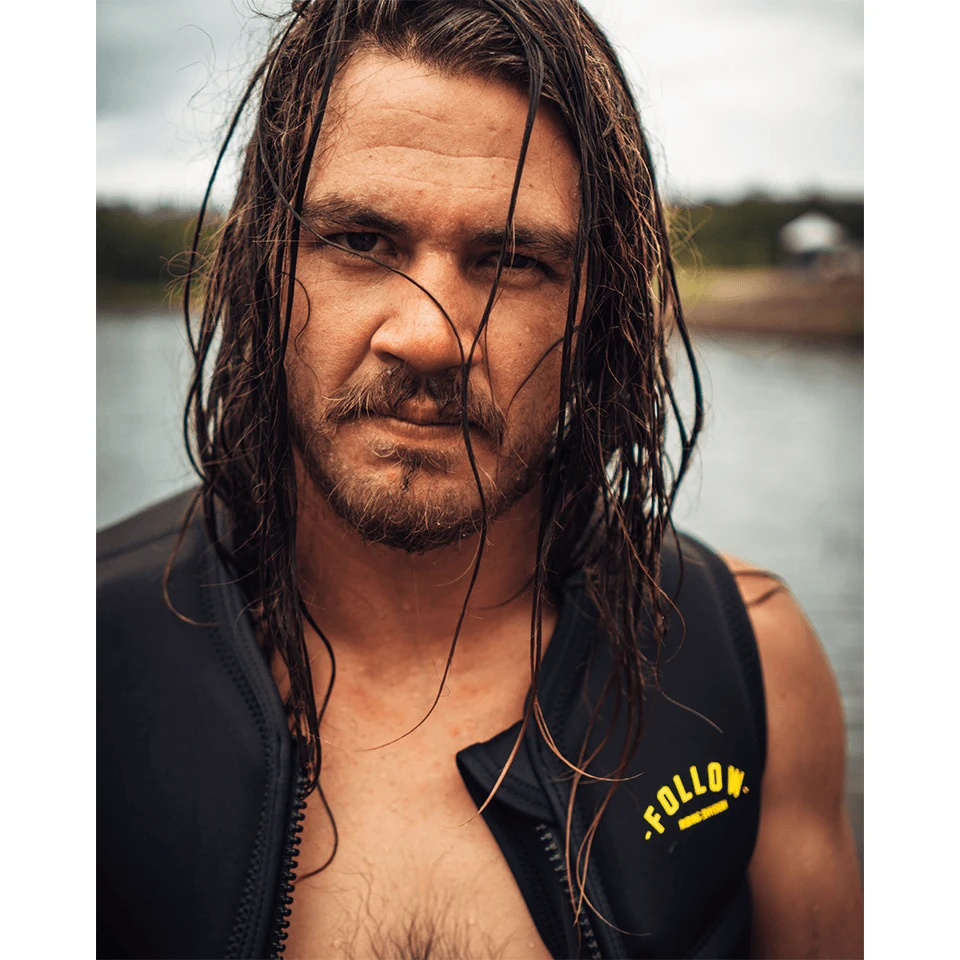 Follow Division Comp Wake Vest In Black - Image 3