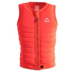 Follow Primary Ladies Comp Wake Vest In Fluro Red