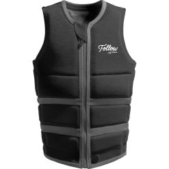 Follow Surf Edition Ladies Comp Wake Vest In Charcoal