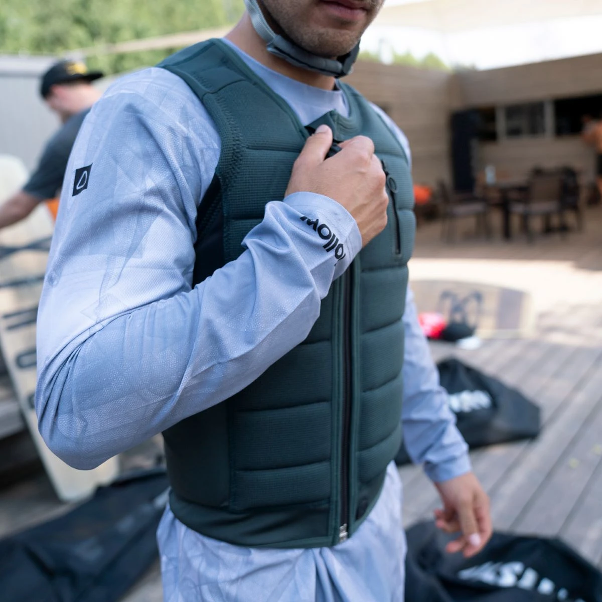 Follow TBA Comp Wake Vest In Olive - Image 7