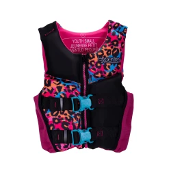 Hyperlite Girl's Youth Indy CGA Life Jacket In Pink