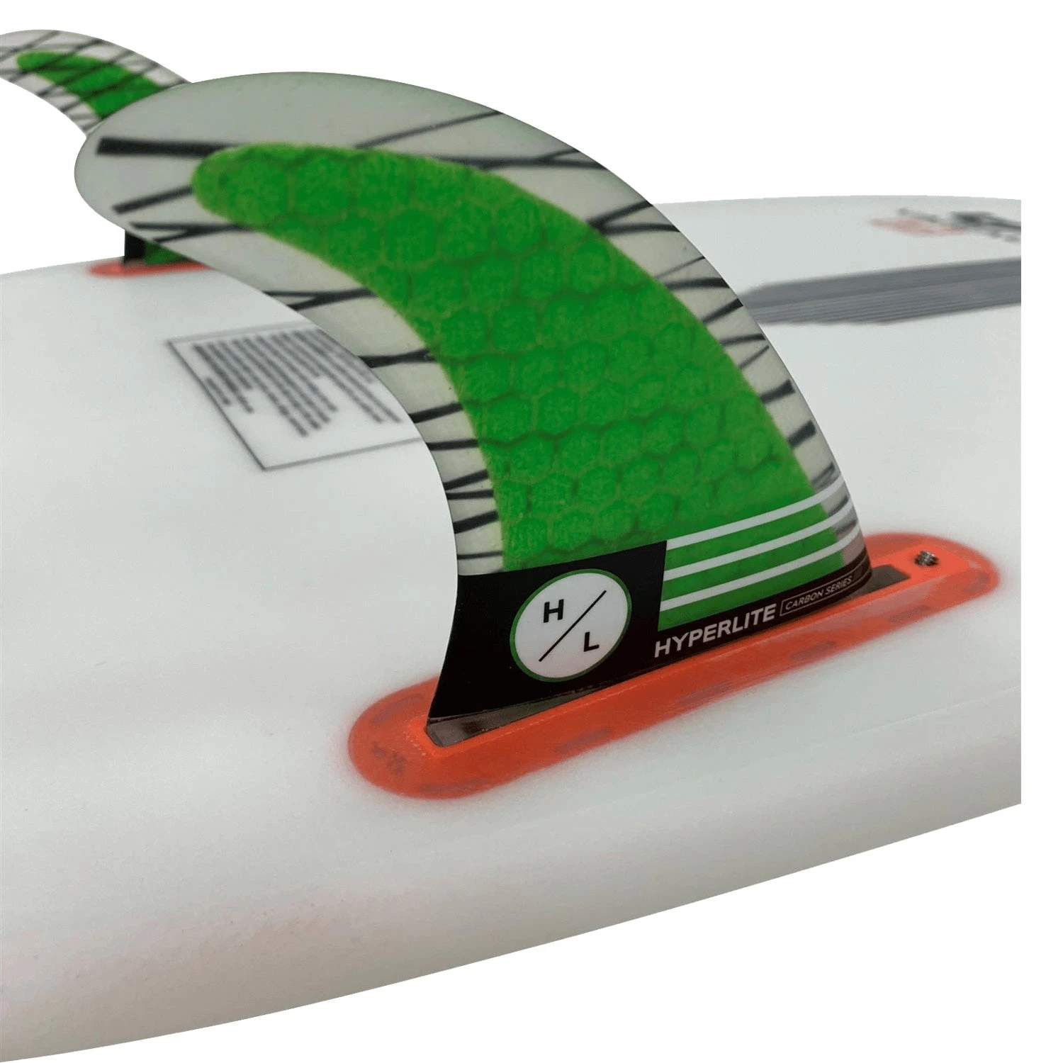 Hyperlite 4.5 Riot Carbon Surf Fin Set (2 Fins) - Image 2