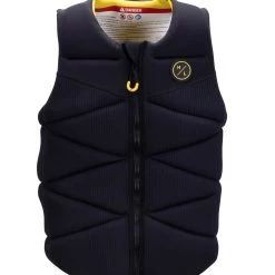Hyperlite Riot Comp Wake Vest In Black / Yellow