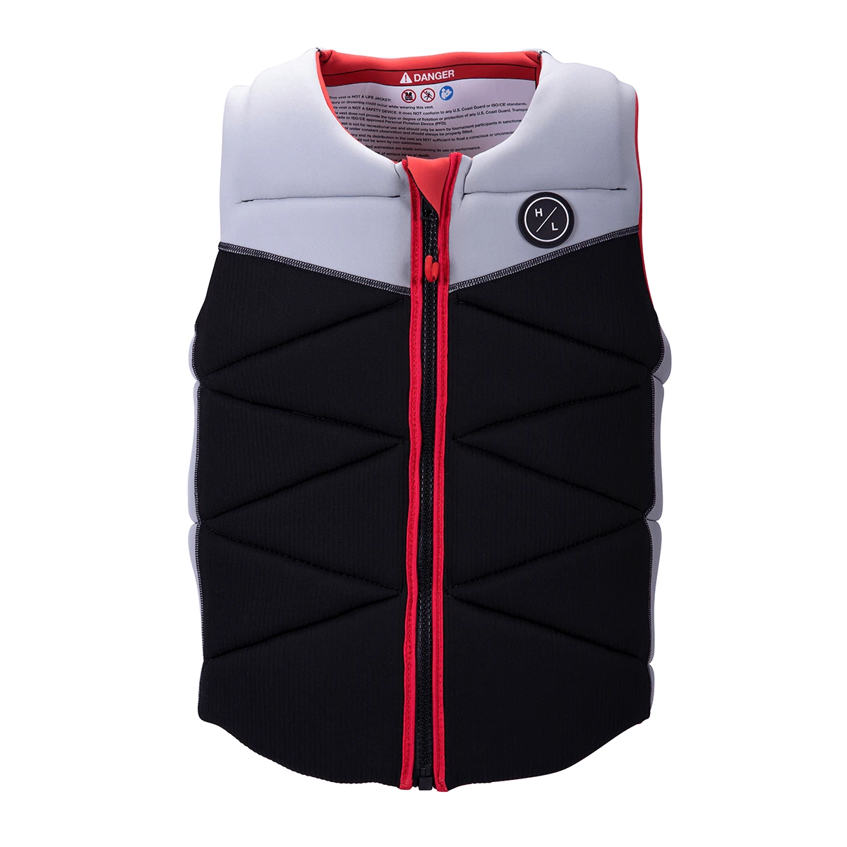 Hyperlite Riot Comp Wake Vest In Black/Red