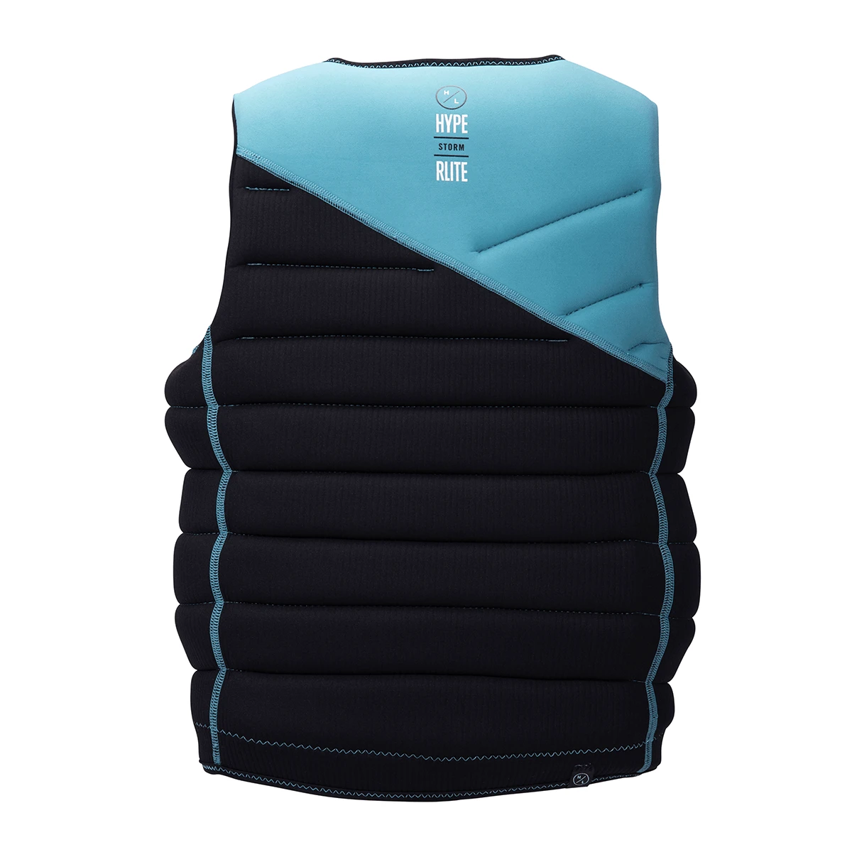 Hyperlite Storm Comp Wake Vest In Black/Aqua - Image 2