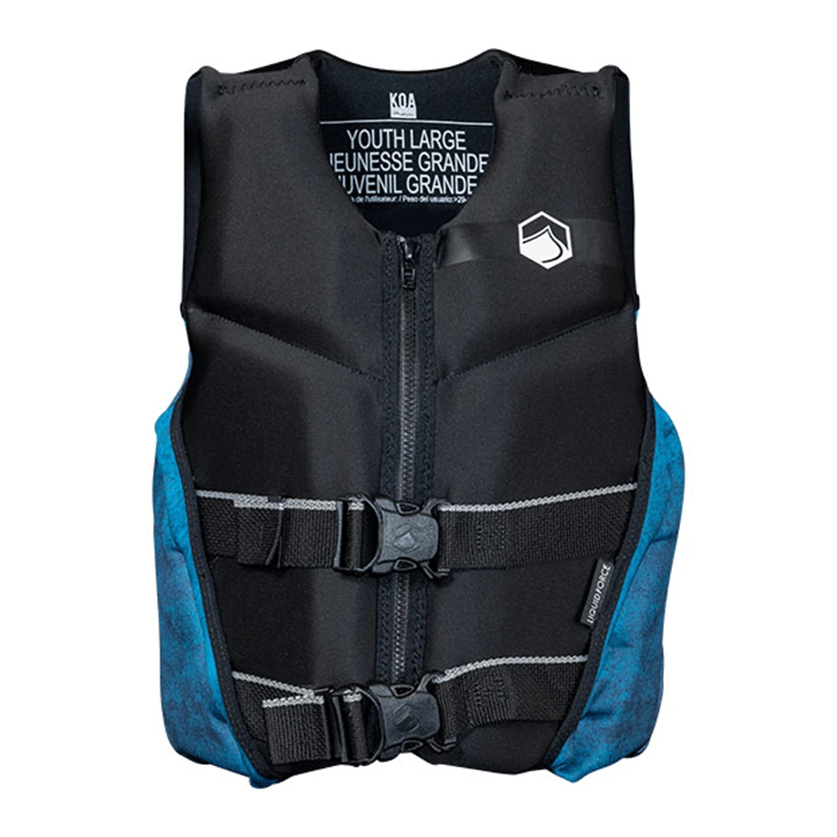 Liquid Force Ruckus Hudson Youth CGA Life Jacket In Black