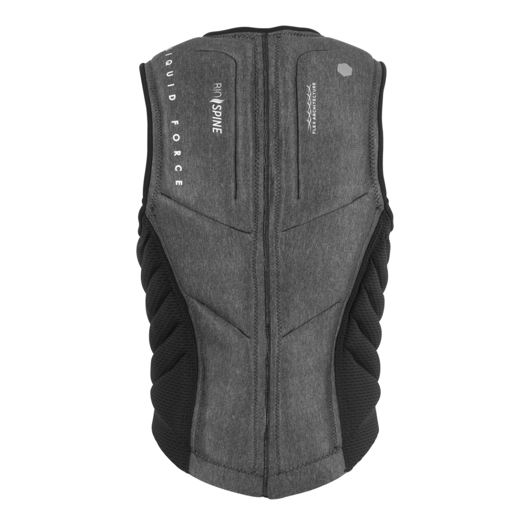 Liquid Force Squad Comp Wake Vest In Black/Grey - Image 3
