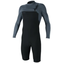 O'NEILL WETSUITS Oneill Hyperfreak 2mm Chest Zip Long Sleeve In Gunmetal And Cadet Blue