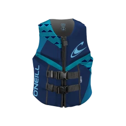 O'NEILL WETSUITS O'Neill Life Vest 2021 Women's Reactor USCG Navy/Turquoise