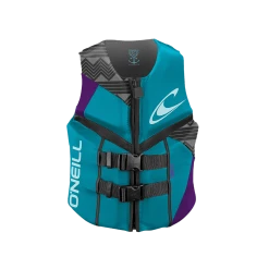 O'NEILL WETSUITS O'Neill Life Vest 2021 Women's Reactor USCG Turquoise/Grape