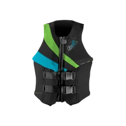 O'NEILL WETSUITS O'Neill Life Vest 2021 Women's Siren USCG Black/Dayglo/Turquoise