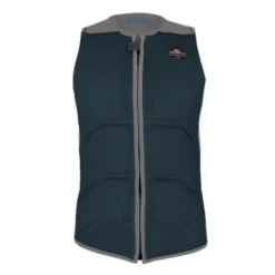 O'NEILL WETSUITS Oneill Nomad Front Zip Comp Vest In Cadet Blue And Gunmetal