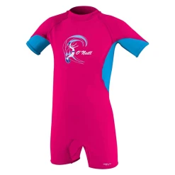 O'NEILL WETSUITS O'Neill O'Zone Toddler SS Spring Wetsuit In Watermelon/Sky/White