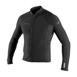 O'NEILL WETSUITS O'Neill Reactor-2 1.5mm FZ Jacket In Black