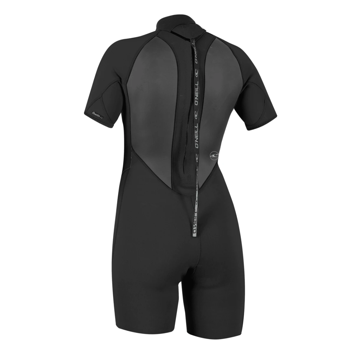O'NEILL WETSUITS Oneill Women's Reactor-2 2mm Back Zip Short Sleeve Spring Wetsuit In Black - Image 2