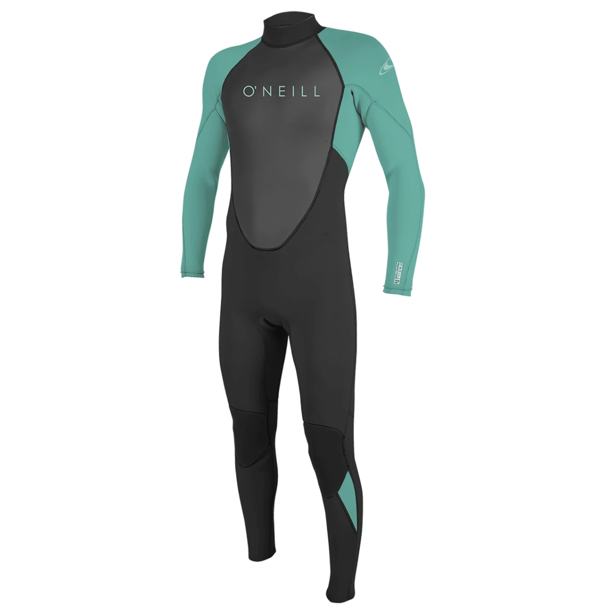 O'NEILL WETSUITS O'Neill Youth Reactor-2 3/2mm BZ Full Wetsuit In Black/Light Aqua