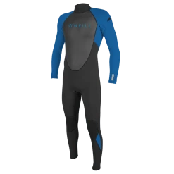 O'NEILL WETSUITS O'Neill Youth Reactor-2 3/2mm BZ Full Wetsuit In Black/Ocean