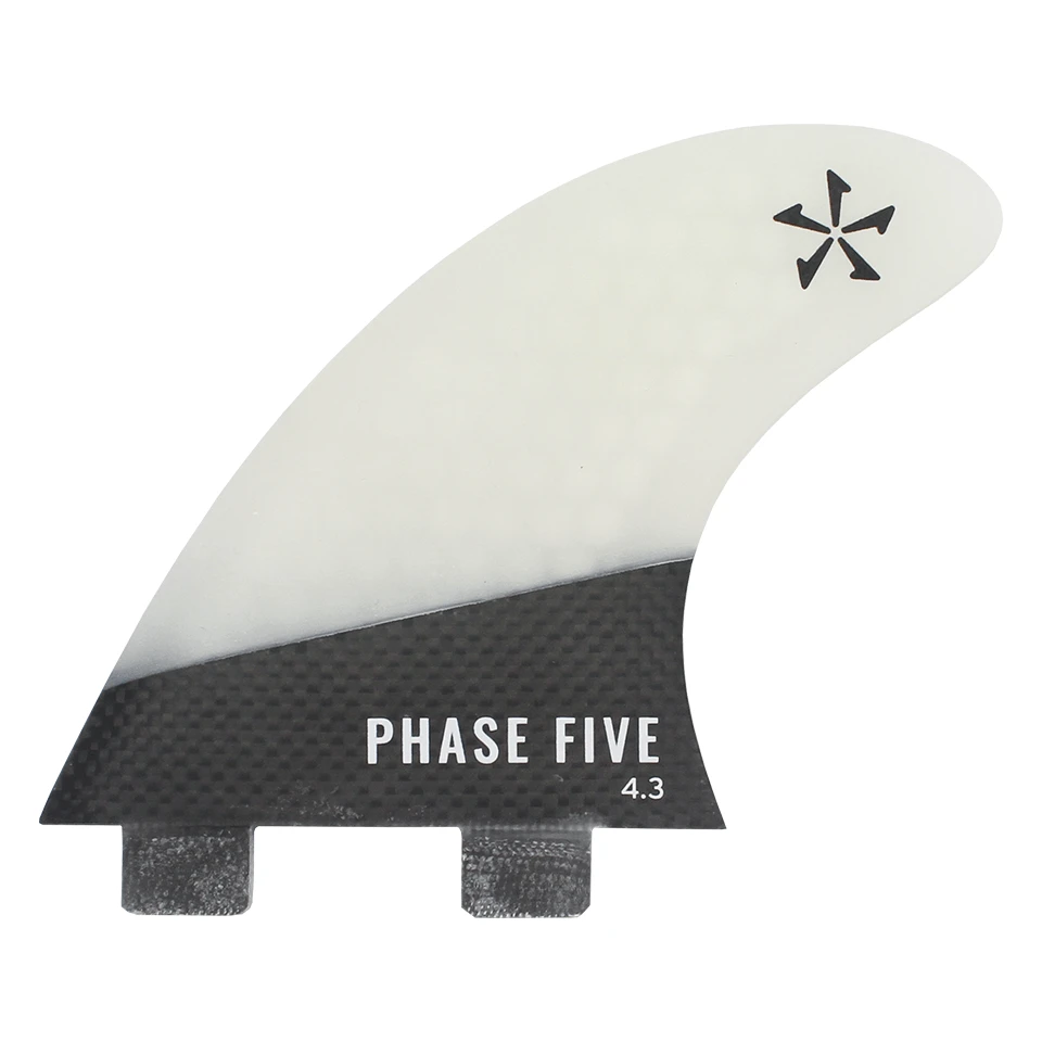 Phase 5 Carbon Twin Fin Set 4.3"