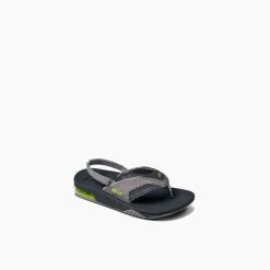 Reef Little Fanning Grey/Volt Kids Sandal