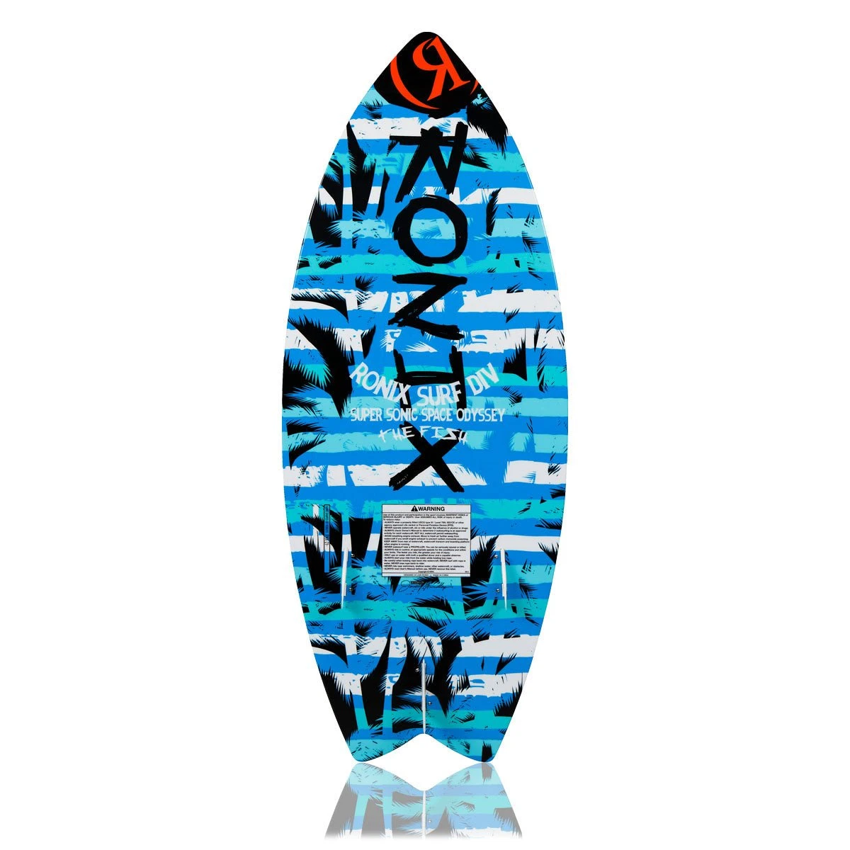 Ronix Kid's Super Sonic Space Odyssey Fish Wakesurf Board 2023 - Image 3