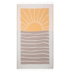 Sand Cloud Earth Beach Towel